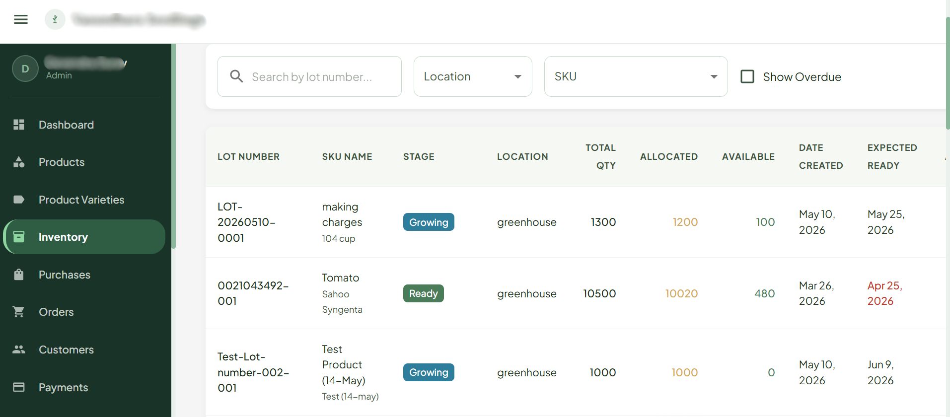 Agri-tech platform - sales